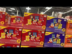 Sam's Club! So Many Choices! All types of snacks