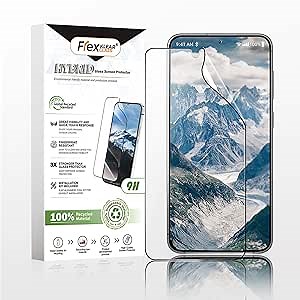For Samsung Galaxy S24 PLUS Screen Protector, 9H Shatterproof Tempered Glass with Auto Installation Kit, Ultra HD Clarity, Scratch Resistant, Unbreakable Hybrid Glass (S24+, 1 PACK)