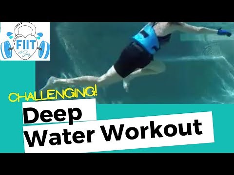 Aqua Best Deep Water Pool Fitness Workout - Challenging 25 min Sculpt & Strengthen - NO Impact