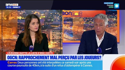 J-P Rivère sur son rôle de président de l'OGCN : " Moi je m'en vais à la fin du championnat"