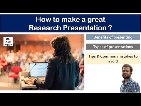 How to make an outstanding research presentation. All you need to know.