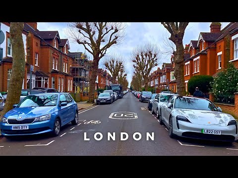 Beautiful London Surbiton Walk | London Walking Tour in 4K