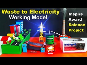 waste to electricity working model - waste management - thermal - inspire award - diy | howtofunda