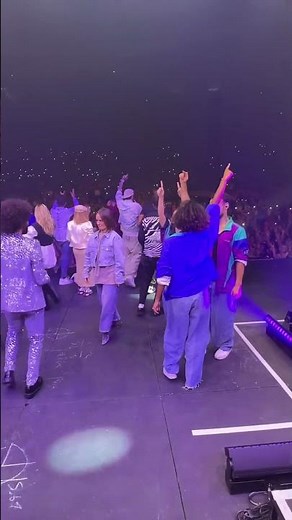Alizée - Group picture at I Gotta Feeling La Tournée at the Zénith in Strasbourg 2024 September 20