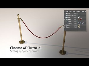 C4D Tutorial: Setting Up Spline Dynamics