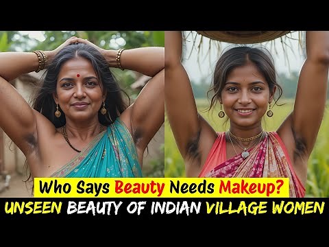 Unseen Beauty of Indian Village Women | Rural Indian Beauties Celebrate Natural Beauty and Hard Work