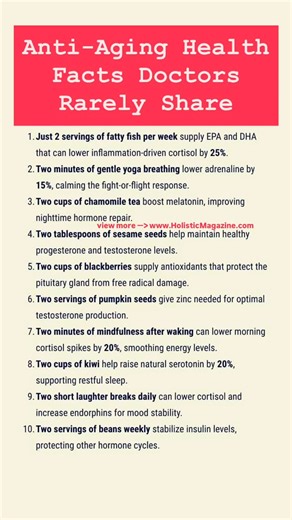 Anti-Aging Health Facts Doctors Rarely Share #holisticmagazine | Holistic Magazine