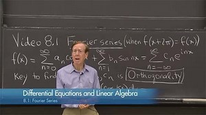 Differential Equations and Linear Algebra, 8.1: Fourier Series