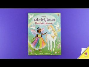 Sticker Dolly Dressing Rainbow Unicorns