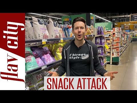The HEALTHIEST Snack Foods At The Grocery Store - Chips, Popcorn, & More