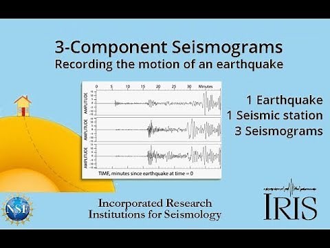 3-component Seismograms—Capturing the motion of an earthquake