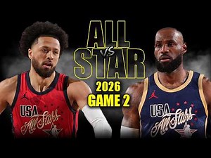 NBA All Star Game | Team USA Stars vs Team USA Stripes Full Game 2 Highlights – February 15, 2026