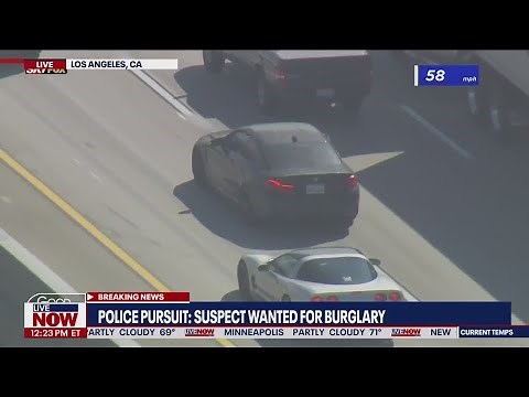 California police chase: BMW hits 150+ mph trying to escape from officers | LiveNOW from FOX