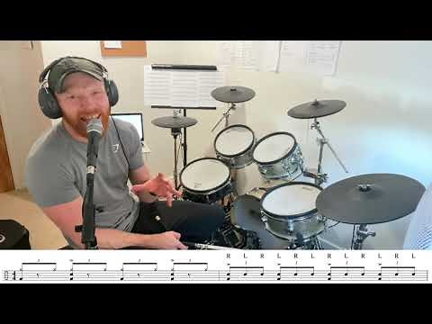 "Sweet Home Chicago" Basic Shuffle Groove And Fill Practice-Along