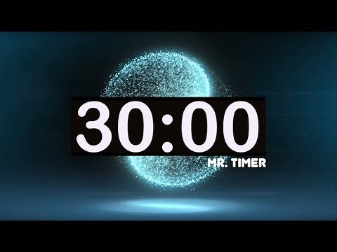 30 Minute Timer with Music for Kids! Relaxing Calming and Soothing Music for Meditation!