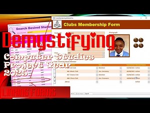 Part 6 || Demystifying 2025 Computer Studies Project | Linking Forms