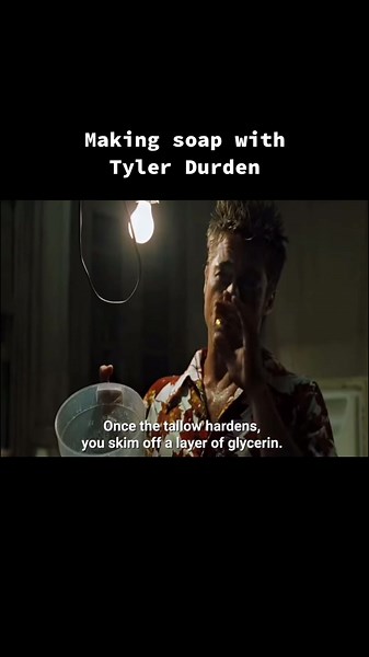 Making Soap in Fight Club Scene