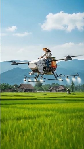 Modern Farming with Drone Technology! #dronetechnology #farming #nature