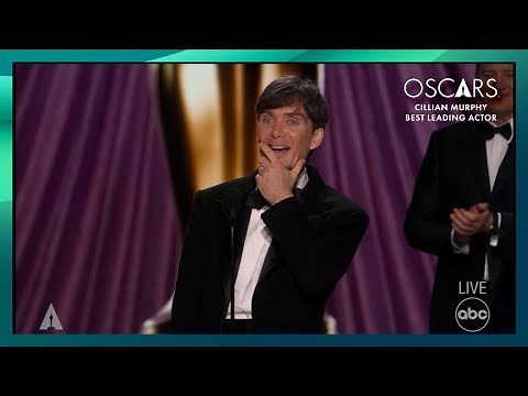Cillian Murphy Wins Best Actor for 'Oppenheimer' | 96th Oscars (2024)