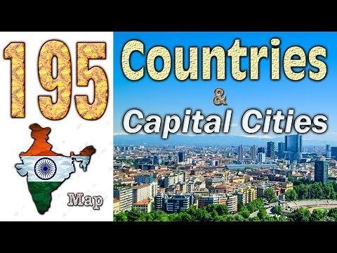 195 Country Name and Capital Name list | Countries and Capital | World Countries | All Country Map