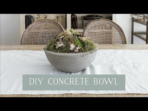 DIY Concrete Bowl