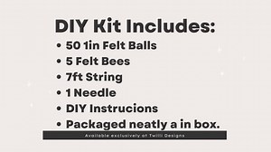 Felt Bumble Bee Felted Bees Wool Felt Spring Felt Shapes DIY Bee Craft for Kids DIY Kit Bumble Bee Spring Craft - Etsy