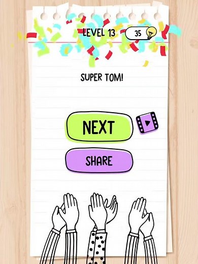 Brain Test: Tricky Puzzles Level 13 Walkthrough Solution Answers Solved