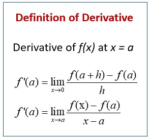 Calculus - Derivatives (examples, solutions, videos)