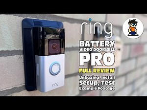 Ring Battery Video Doorbell PRO - FULL REVIEW - Unboxing, Install, Setup, Example Videos