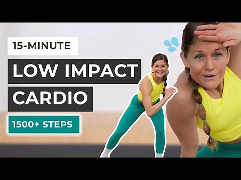 15-Minute Standing Cardio Workout (1500 Steps in 15 Minutes!)