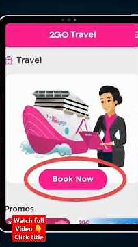 2go travel | how to book ferry ticket online #shorts