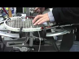 How to string a racquet with the ATW Parnell, as used on the ATP tour