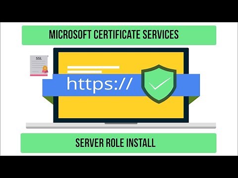 How to Install Microsoft Certificate Services