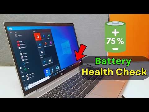 🔋 Check Battery Health in HP Laptop – 100% Easy Method! ⚡