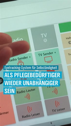 Das System entwickelt ein Informatikprofessor der Fachhochschule Kiel gemeinsam mit dem Hospiz Kieler Förde. • #NDRsh #SchleswigHolstein #NDR #Norddeutschland #Nachrichten #fhkiel #eyetracking | NDR Schleswig-Holstein