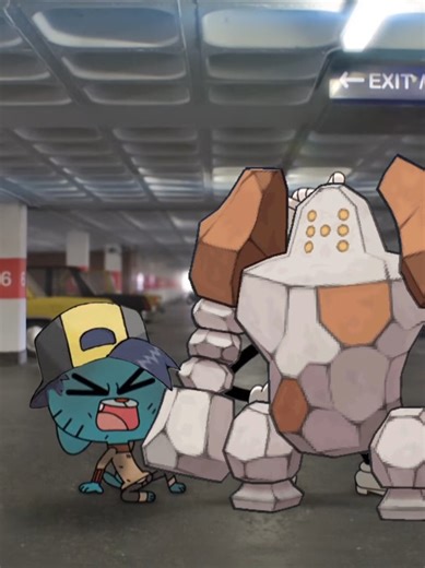 Gumball Meets Regirock in Explosive Pokémon Encounter