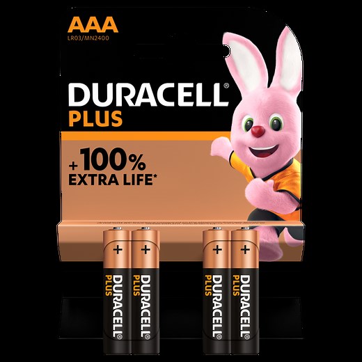 AAA Alkaline Batteries - Duracell Plus Batteries