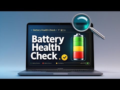 ✅ How to Check Battery Health in Laptop (Easy & Quick!)