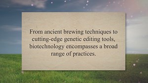 Conventional and modern types of biotechnology