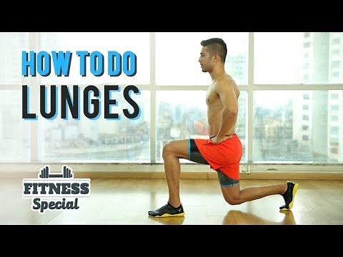 How To Do A LUNGE | Lunges for BEGINNERS | FITNESS SPECIAL | WORKOUT VIDEO