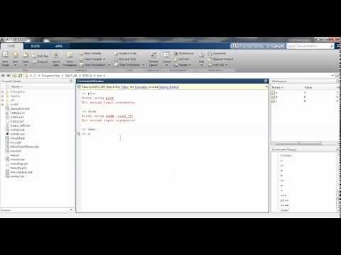 MATLAB Tutorial - 03: How to use Command Window