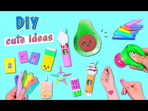 11 DIY - EASY DIY PROJECTS YOU CAN DO AT HOME IN 5 MINUTES - POP IT Fidget Toys, School Supplies
