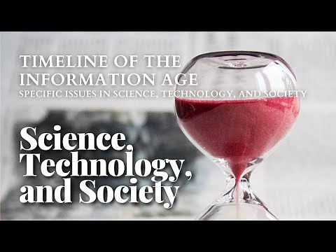 Science, Technology, and Society 18 - Timeline of the Information Age