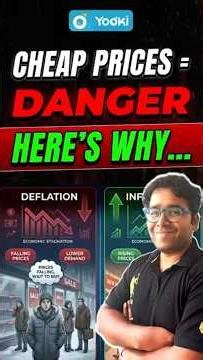 🧠💰 Deflation vs Inflation vs Disinflation | Simple Jeans Example