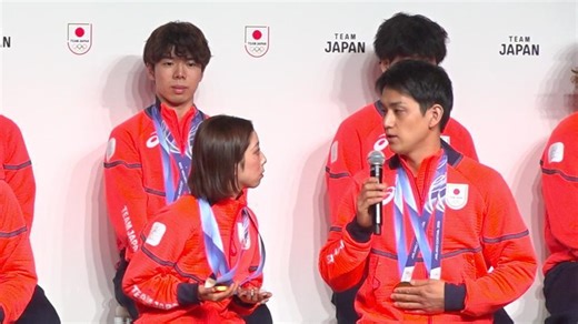 森田キャプテンを忘れないで！木原龍一の応対に三浦璃来が助け舟　団体チームワークの秘訣は？【ＴＥＡＭ　ＪＡＰＡＮ帰国時会見】/デイリースポーツ online