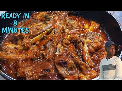 Delicious goat stew recipe using three ingredients only😋😋 Goat stew recipe
