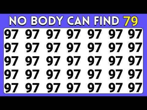 Quick Eyes Test 👀🔥| Find The Odd Number and Letters Editions