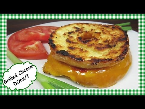 How to Make Grilled Cheese DONUT ~ Grilled Cheese DOUGHNUT Sandwich Recipe