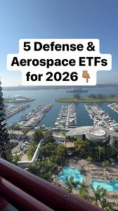 5 Defense & Aerospace ETFs for 2026👇🏽 1. ITA - iShares U.S. Aerospace & Defense ETF 2. PPA - Invesco Aerospace & Defense ETF 3. XAR - SPDR S&P Aerospace & Defense ETF 4. MISL - First Trust Indxx Aerospace & Defense ETF 5. FITE - SPDR S&P Kensho Future Security ETF ⚠️ Disclaimer: Not financial advice. Just sharing ideas. Always do your own research. #ETF #stockmarket #investing | The Patel Investor