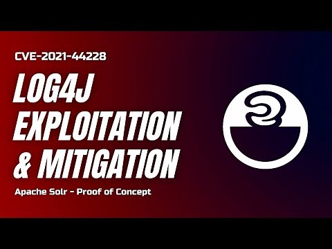 Log4J - CVE 2021-44228 (Log4Shell) - Exploitation & Mitigation